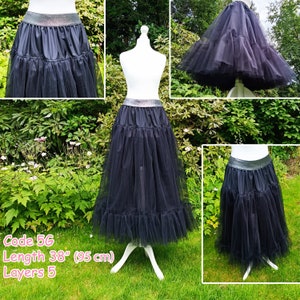 Beautiful tulle petticoat, Petticoat handmade, Many size options, Tulle petticoat skirt, Petticoat for wedding dress, Petticoat plus size