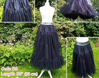 Beautiful tulle petticoat, Petticoat handmade, Many size options, Tulle petticoat skirt, Petticoat for wedding dress, Petticoat plus size