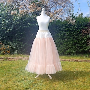 Amazing tulle petticoat, Custom petticoat handmade, petticoat underwear,Many size options,Tulle underskirt,Petticoat wedding dress plus size