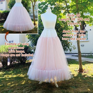 Amazing tulle petticoat, Custom petticoat handmade, petticoat underwear,Many size options,Tulle underskirt,Petticoat wedding dress plus size