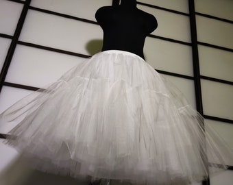 Jupe en tulle grande taille, jupon pour femme, jupon long en tulle, jupons luxuriants, jupon Lolita, jupon de mariée, jupon de mariage