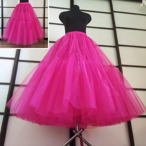 Rockabilly petticoat, Beautiful Petticoat, Tulle petticoat, Plus size petticoat, Pin-Up petticoat, Ruffled petticoat, Wedding petticoat