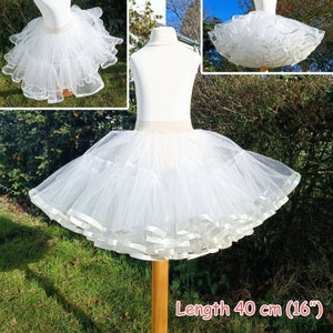 Amazing lush tulle skirt for girls, Skirt petticoat, Childrens skirt, Girls petticoat, Tulle petticoat, Custom tulle skirt,Ruffled petticoat image 4