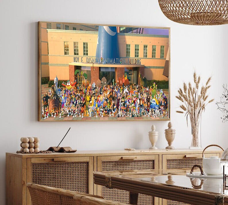 Disney Once Upon A Studio Group Photo Poster Etsy UK