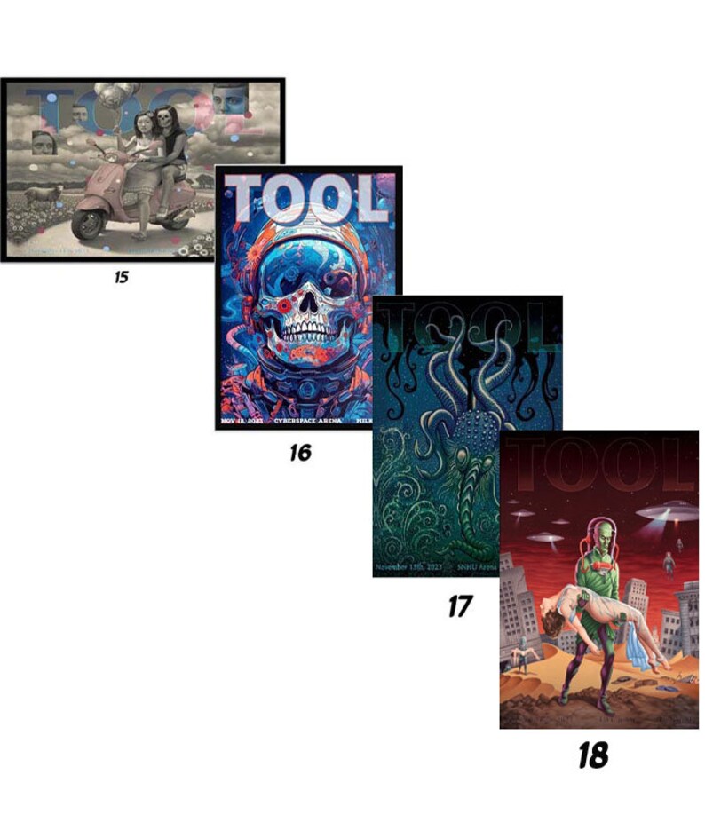 Tool January 26, 2024 Legacy Arena, Birmingham, AL Poster, Tool January