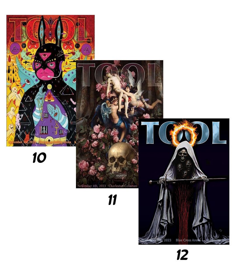 Tool January 30, 2024 American Bank Center Arena, Corpus Christi, TX Poster, Tool Jan 27, 2024