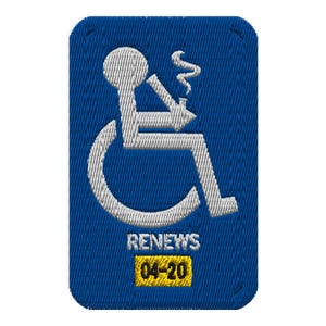 Parches bordados Stoner Placard