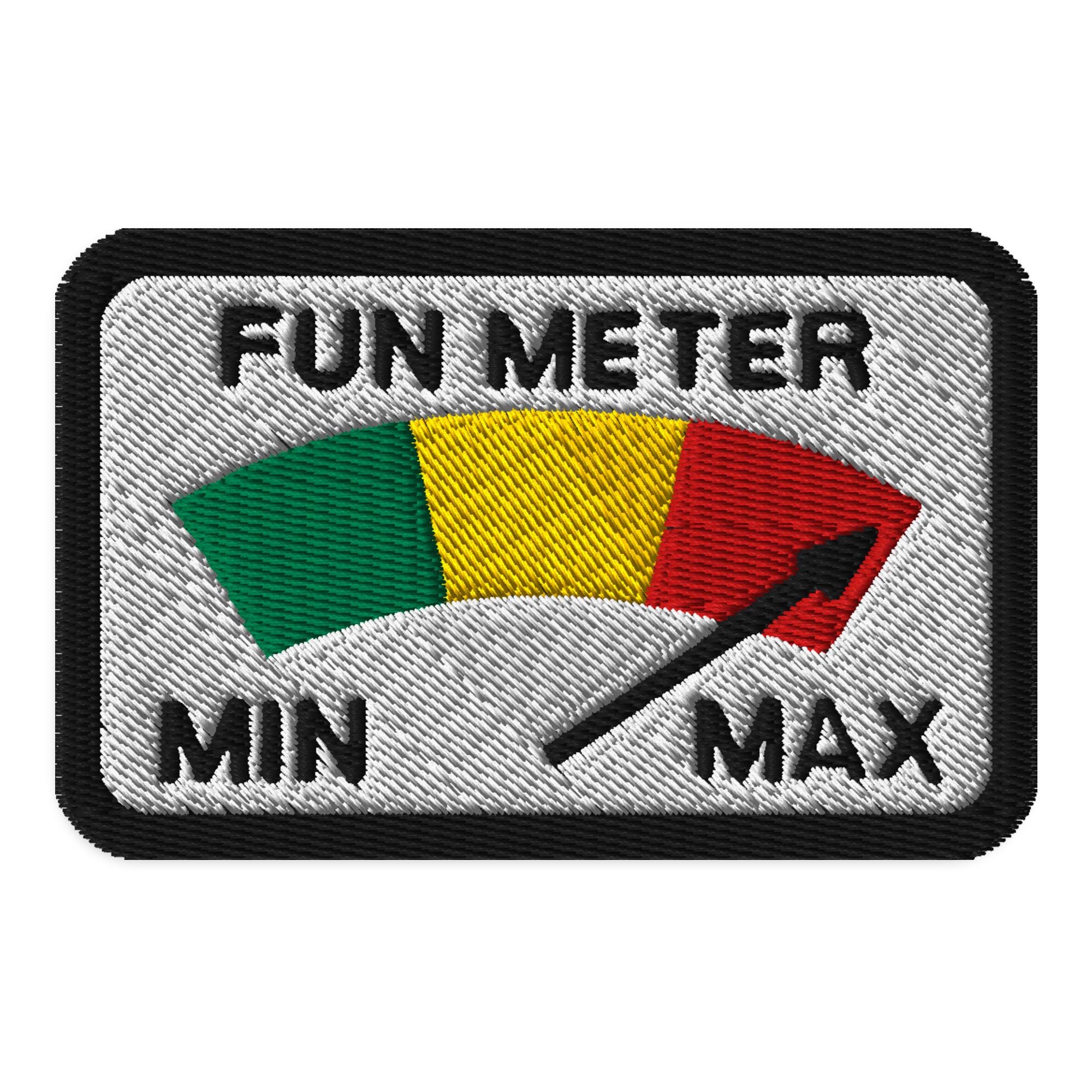 Fun Meter Embroidered Patches - Etsy