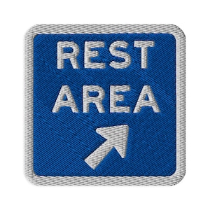 Patchs brodés pour aire de repos