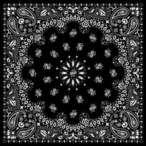 Bandana vintage digitale in colori assortiti - Motivi paisley ad alta risoluzione