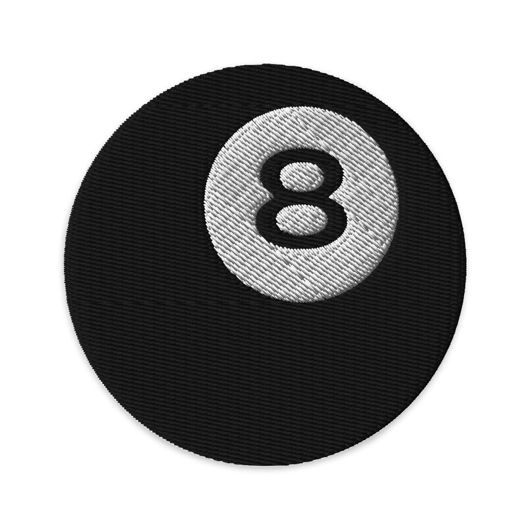 8ball Embroidered Embroidered Patches - Etsy