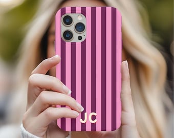 Custom Monogram Phone Case | Personalized Initials Phone Case | iPhone 17 16 15 14 Pro Max MagSafe Samsung S26 S25 S24