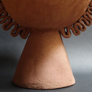 Hand-crafted serrated terracotta ceramic bowl Désirée image 7