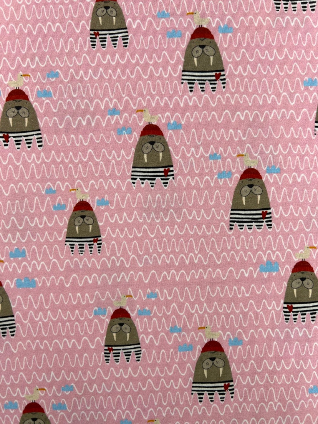 FVJ2198 Baumwoll Jersey Robbe Seehund Fräulein von Etsy.de