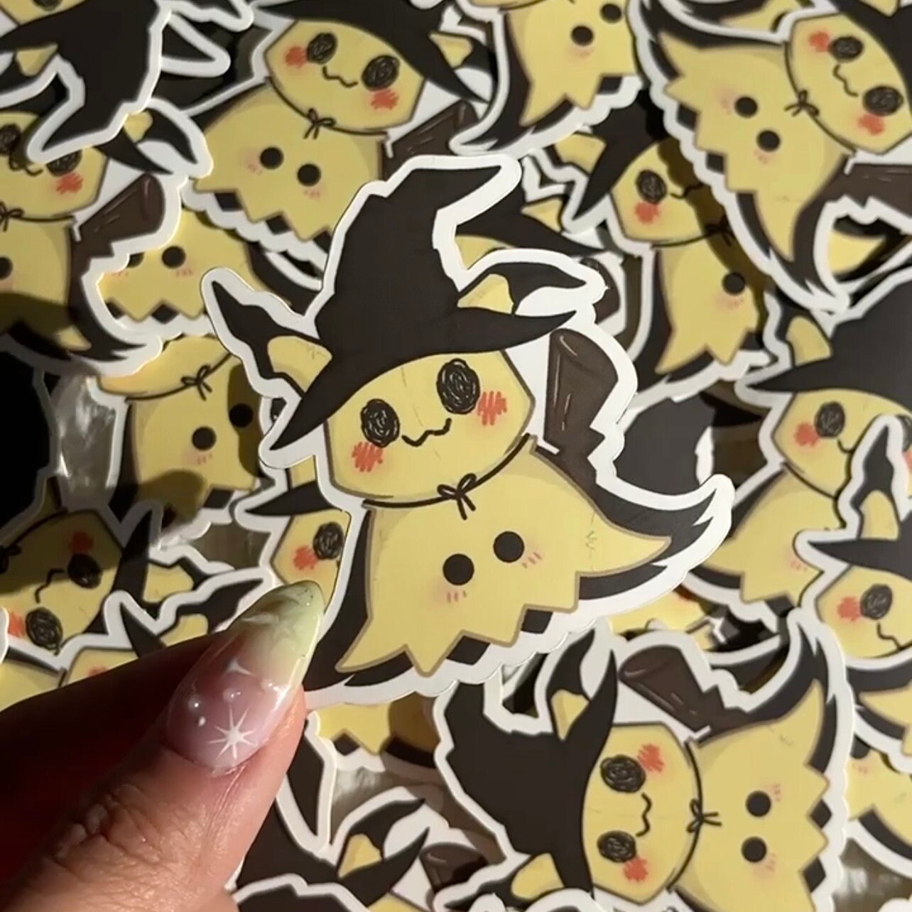 mimikyu pokemon card halloween Hawk Tuah Girl Pokemon Card main image 1
