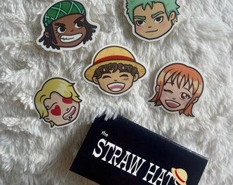 The Straw Hat Sticker Pack |  Live-action Fan Art | Glossy Vinyl Sticker