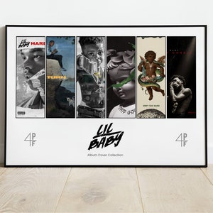 LIL BABY Album Cover Poster Professional Print HD Wall Art Framed / Unframed image 2