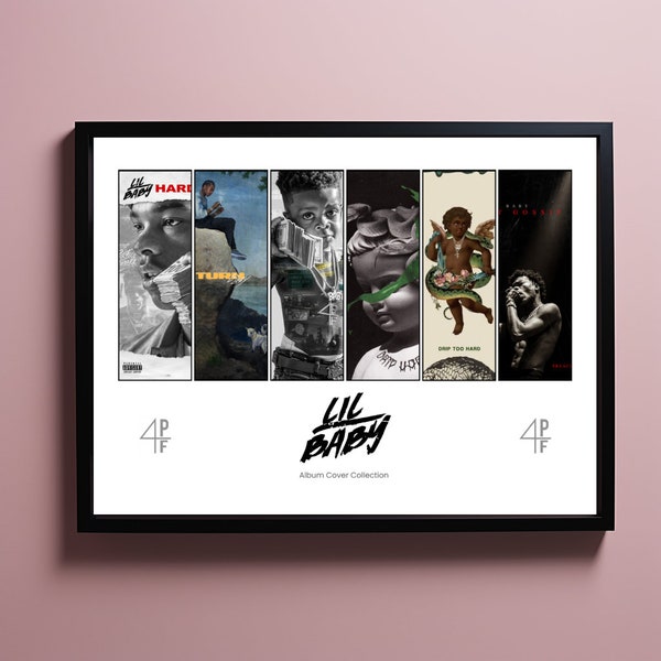 LIL BABY Album Cover Poster - Professional Print HD Wall Art - Framed / Unframed
