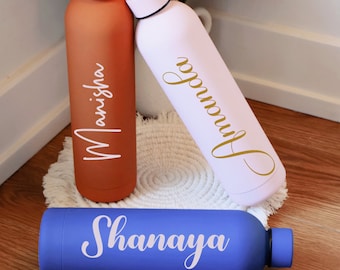 Personalized Water Bottle | Gift for bridesmaid | customized gift | 18th Birthday Gift | Insulated Stainless Steel water bottle