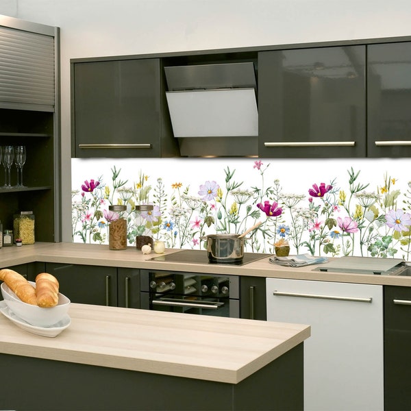 DIMEX Küchenrückwand Folie selbstklebend Blumenmuster