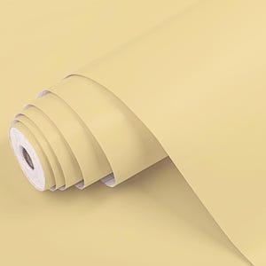 Pellicole adesive colorate MATT CREAM / 45 cm x 1 m / Adesivo per mobili / Pellicola autoadesiva