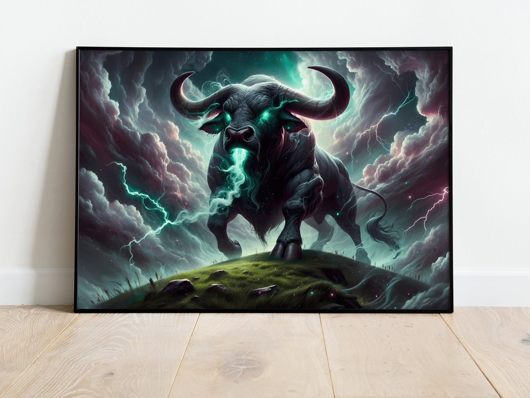 Taurus Gift Zodiac Taurus Bull Taurus Wall Art Taurus Zodiac Sign PNG Taurus Sign Taurus Decor