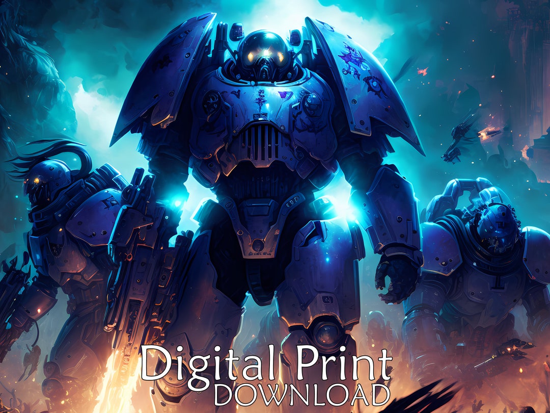 Space Marines Printable Wall Art Instant Download Print at Home Poster Printable Art Prints - Etsy