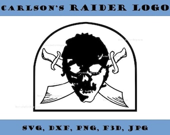 Carlson's Raider Logo DIGITALDATEI | svg, dxf, png, jpg, f3d Dateien | Cricut, Silhouette, Plasma Cut Dateien | Digitaler Download aktiv