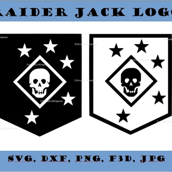 MARSOC Marine Raider Logo, Pack of 2 digital images, SVG, dxf, png, f3d, jpg,  Cut Files