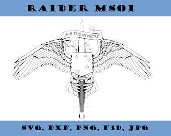 MARSOC MSOI DIGITAL File | vector svg, dxf, png, jpg, f3d files | Cricut, Silhouette, Plasma Cut Files | Marine Special Operations Insignia