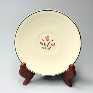 Salem China Tulip Time Teacup Saucer, Discontinued