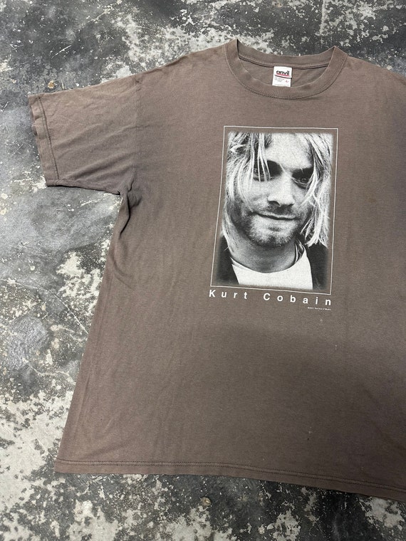 Vintage Kurt Cobain T Shirt Nirvana Band Crewneck… - image 5