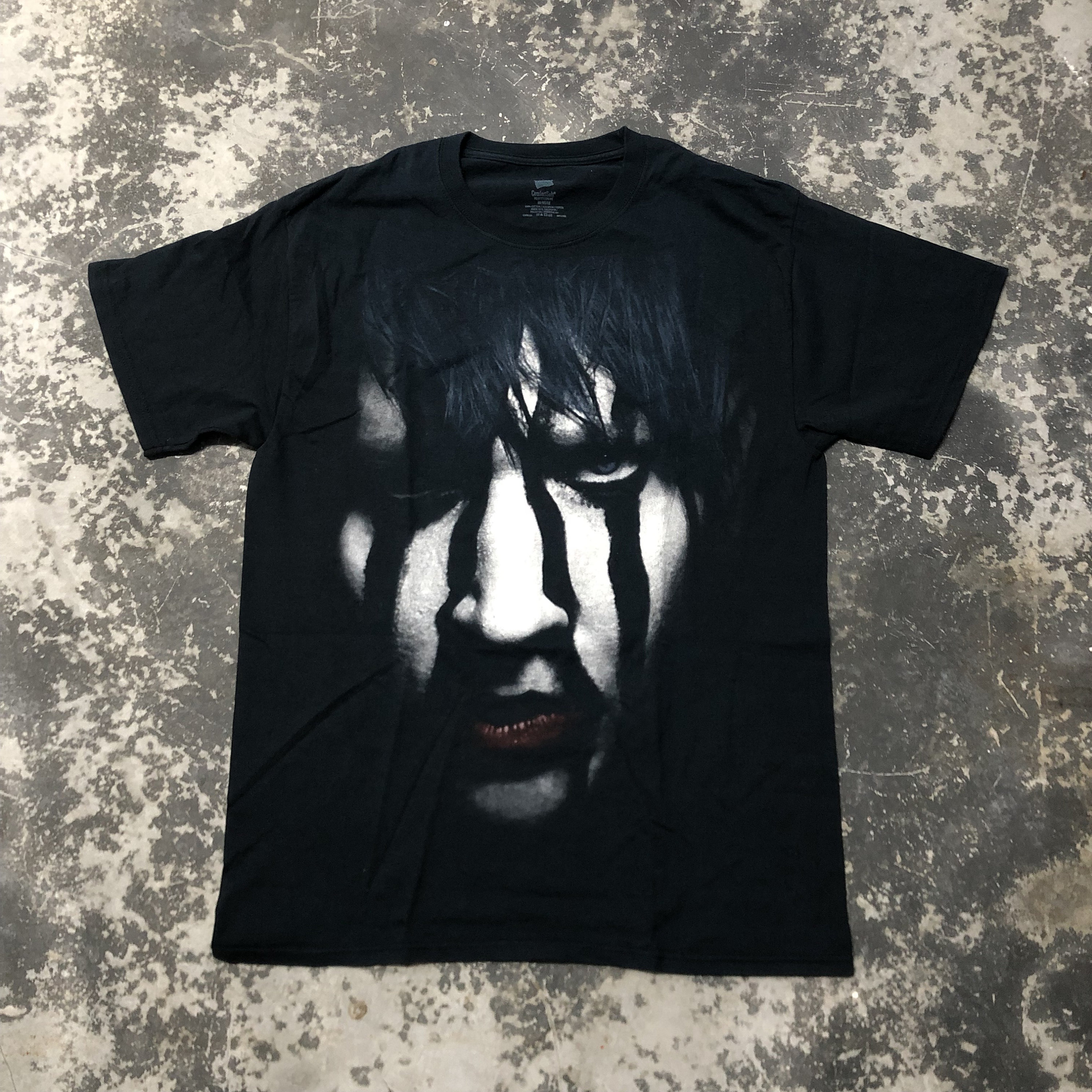 Vintage Marilyn Manson Striped Face Tour Band - Etsy Vintage Marilyn Manson Striped Face Tour Band - Etsy