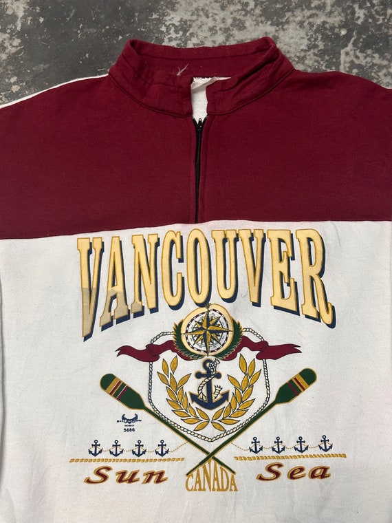 Vintage Vancouver Island Sun sea Sweatshirt Vanco… - image 2