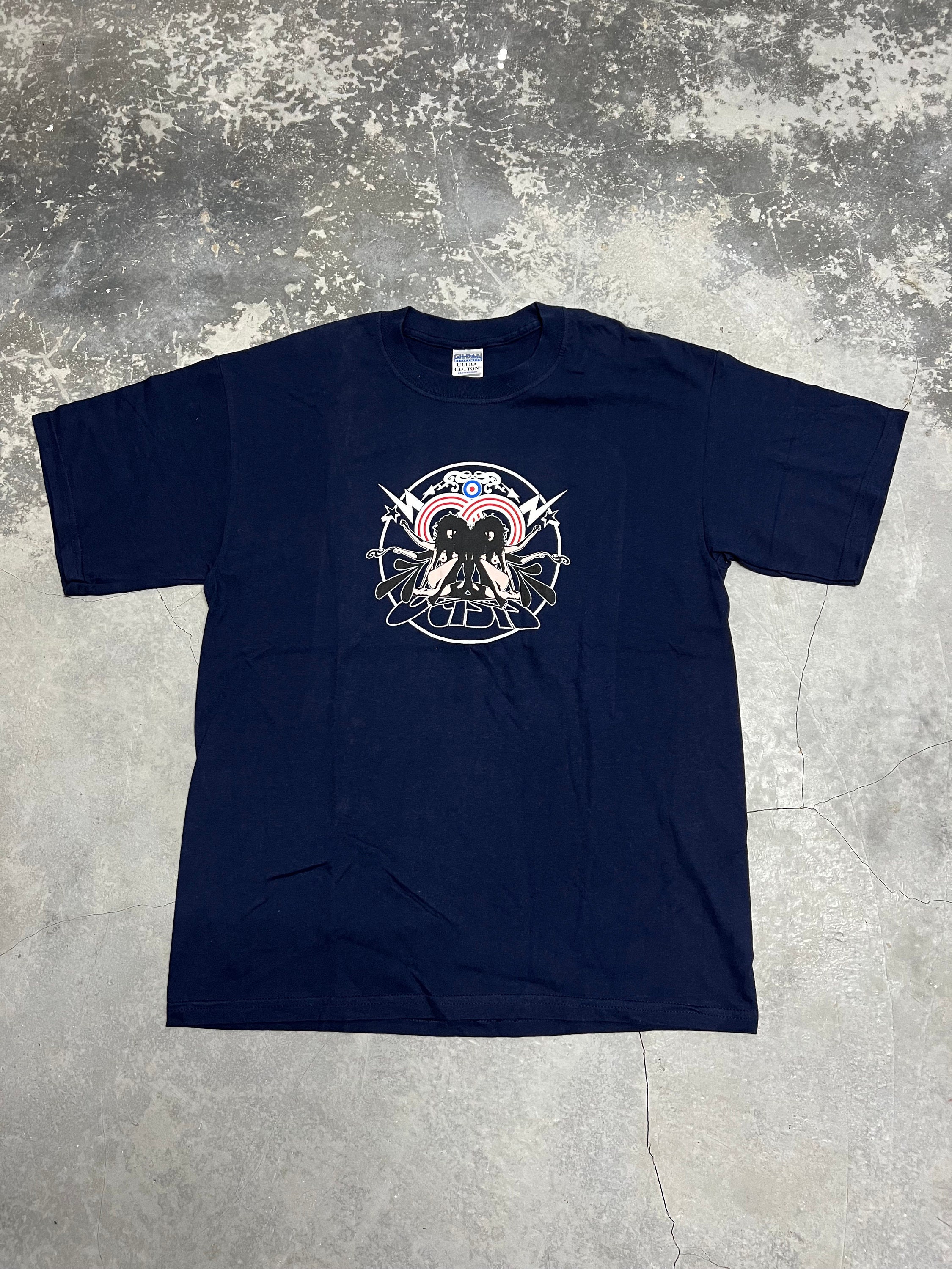 Vintage Oasis Shirt L Europe Tour 1997 Definitely Maybe Blur