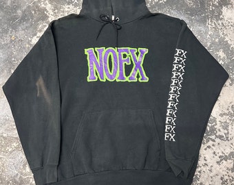 Vintage 90s Nofx Fat Wreck Chords Skate Punk Sweater Nofx Fat