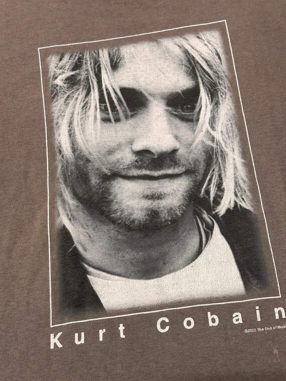 Vintage Kurt Cobain T Shirt Nirvana Band Crewneck… - image 3