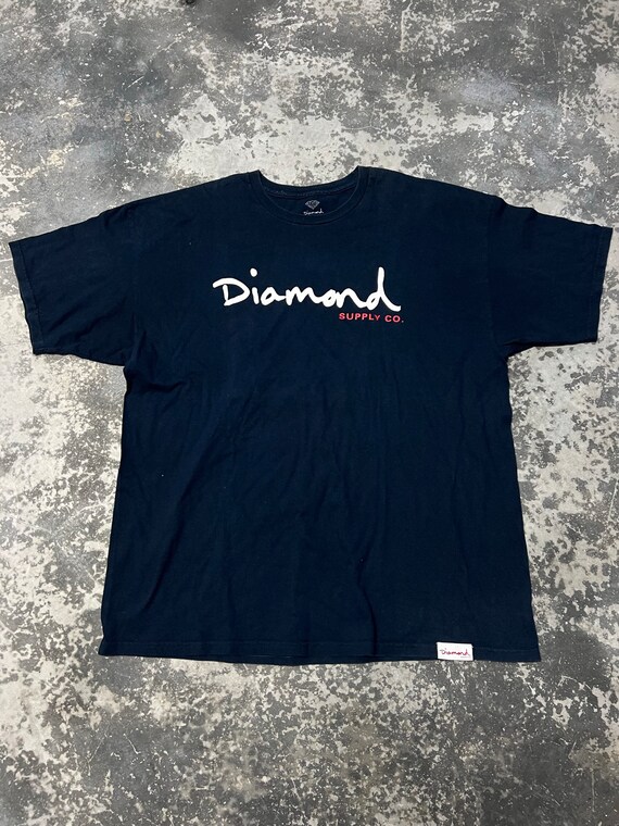 Vintage Diamond Supply Co Shirt Made in USA Spell Out Crewneck Etsy