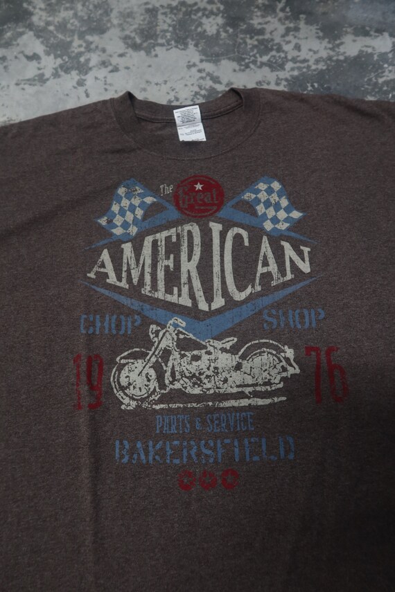 Vintage the Great American Chop Shop Bike Part and Service Tshirt Etsy Ireland