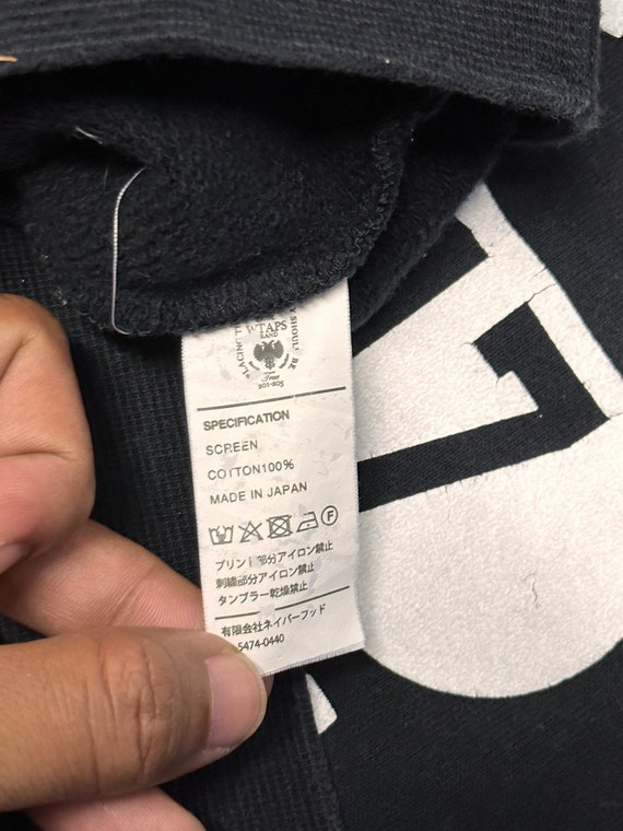 Vintage WTAPS Hoodie Sweatshirt Japanese Brand Designer Vintage WTAPS Hoodie Sweatshirt Japanese Brand Designer