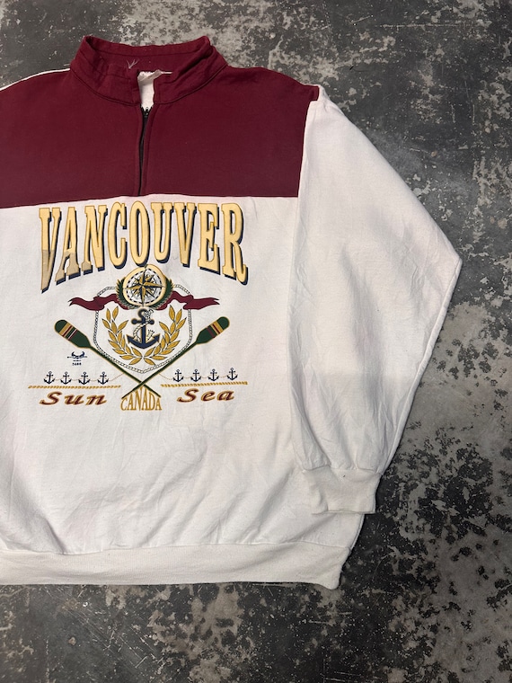 Vintage Vancouver Island Sun sea Sweatshirt Vanco… - image 5
