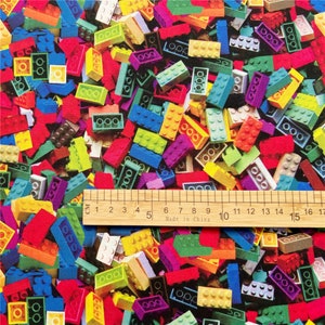 Beautiful Fabric building block Fabric toy bricks Fabric Cotton Fabric By Half Yard image 3