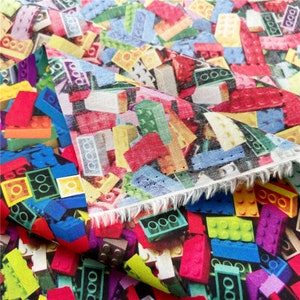 Beautiful Fabric building block Fabric toy bricks Fabric Cotton Fabric By Half Yard image 2