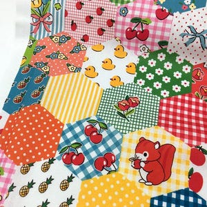 Bellissimo tessuto floreale, tessuto floreale, fiori, tessuto di cotone, tessuto da mezzo metro, tessuto patchwork