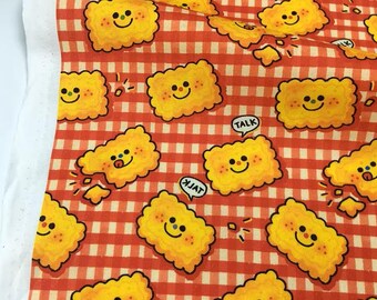 Beautiful Fabric Biscuit Fabric Cookie Fabric Cotton Fabric By Half Yard