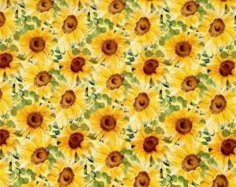 Beautiful Fabric Floral Fabric Flower Fabric Poplin Cotton Fabric By Half Yard