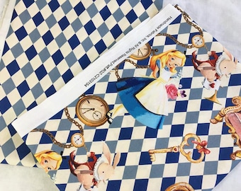 Cute Fabric Alice Fabric Animal Fabric 100%Cotton Fabric By Half Yard