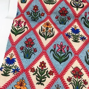 Beautiful Flower Fabric Floral Fabric Flowers Cotton Fabric fabrics By Half Yard