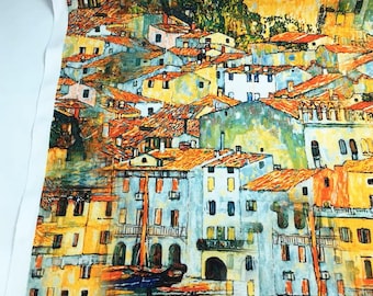 Cartoon Cute Fabric 100% Cotton Fabric House Fabric By Half Yard