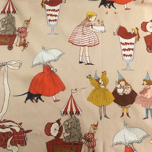 Cartoon Cute Fabric Cotton Fabric Girl Fabric By Half Yard image 6